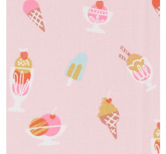 Cotton fabric "Icecream"