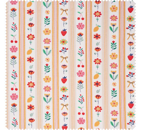 Katoenen stof "Summer Ribbon"