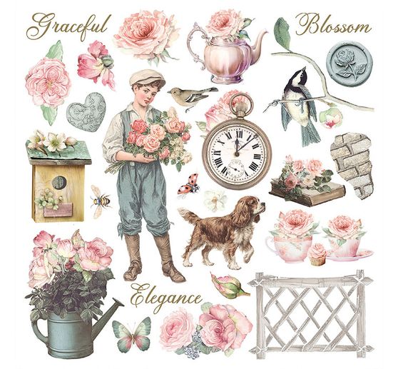 Rub On Sortiment "House of Roses"