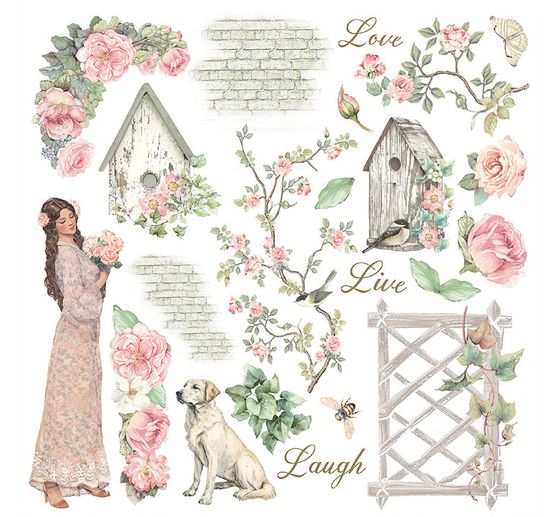 Rub On Sortiment "House of Roses"