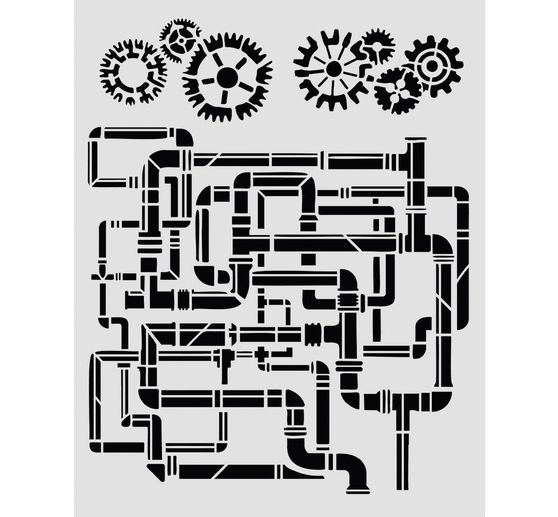 Sjabloon "Gardens of Time - Tubes"