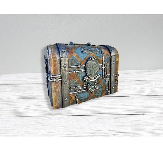 Silicon vorm A5 "Gardens of Time", Clock and Flowers