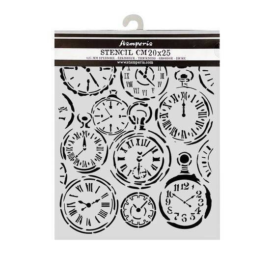 Sjabloon "Gardens of Time - Clocks"