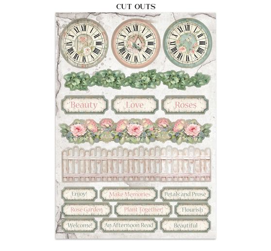 Junk Journal Book "House of Roses"