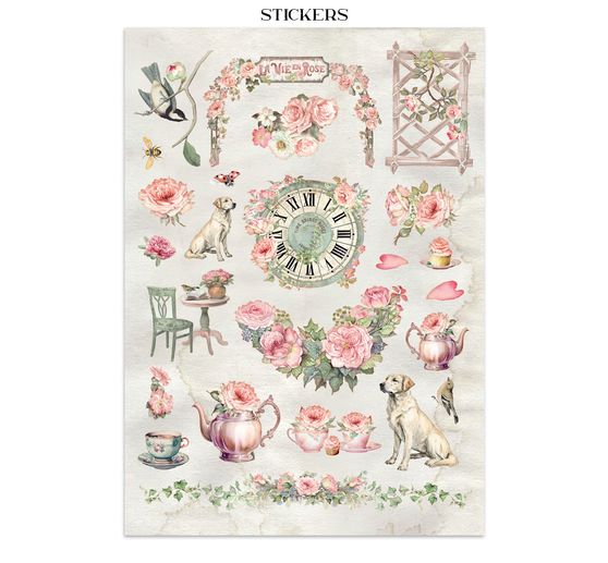 Junk Journal Book "House of Roses"