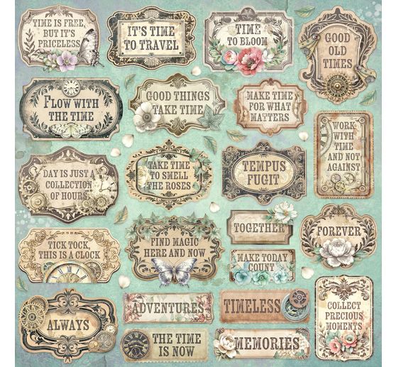 Scrapbook-Block "Gardens of Time"