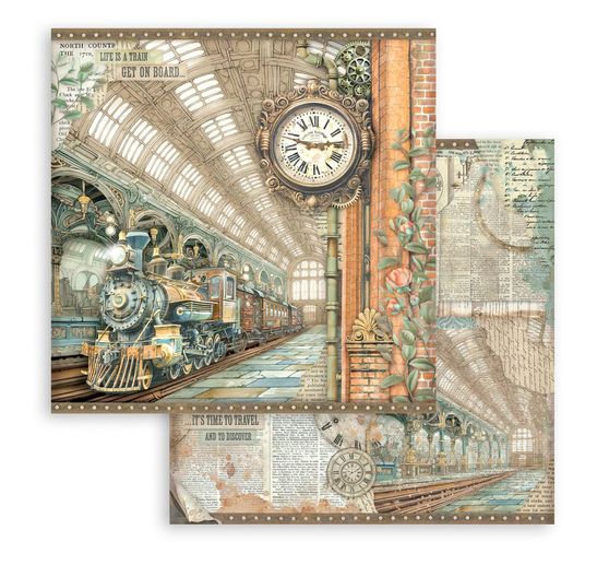 Scrapbook-Block "Gardens of Time"