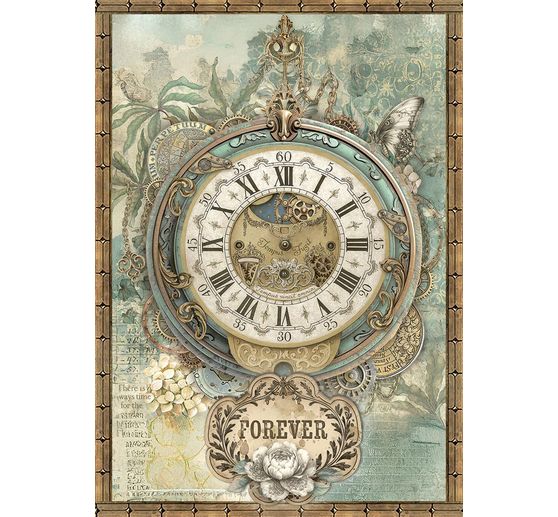 "Tuinen van de Tijd" Motief strozijde assortiment, set van 8