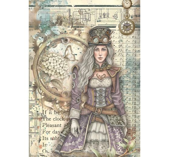 "Tuinen van de Tijd" Motief strozijde assortiment, set van 8