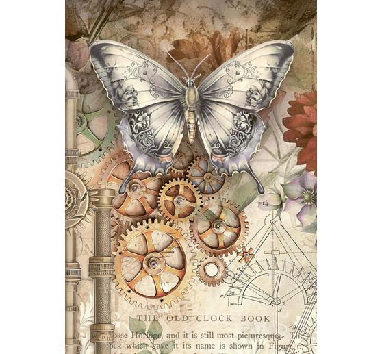 "Tuinen van de Tijd" Motief strozijde assortiment, set van 8