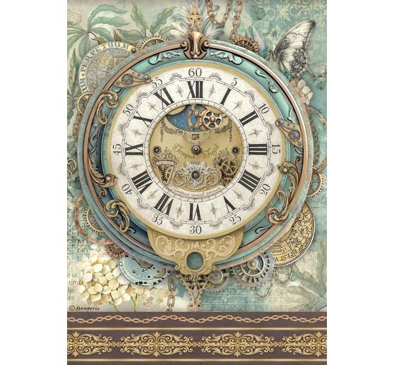 Motief strozijde assortiment "Gardens of Time", DIN A4, set van 6