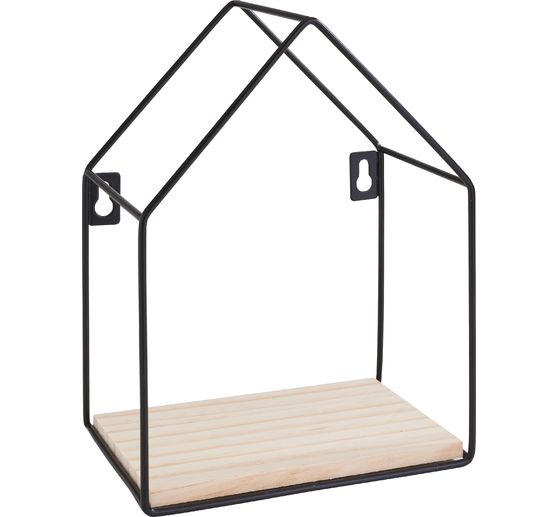 VBS Wandplank "Huis", metaal / hout