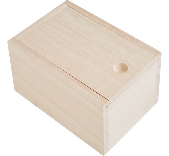 VBS Holz-Box / Teebox mit Schiebedeckel
