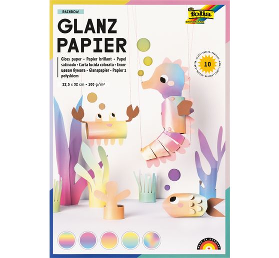 Glanzpapier "Rainbow"