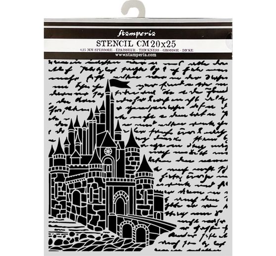 Schablone "Wonderland - Castle", 20 x 25 cm