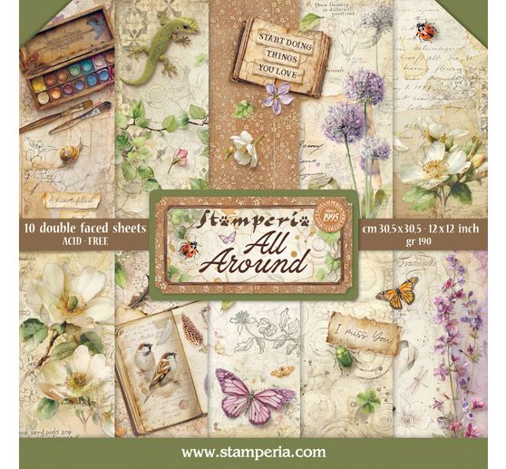 Scrapbook blok "All Around"