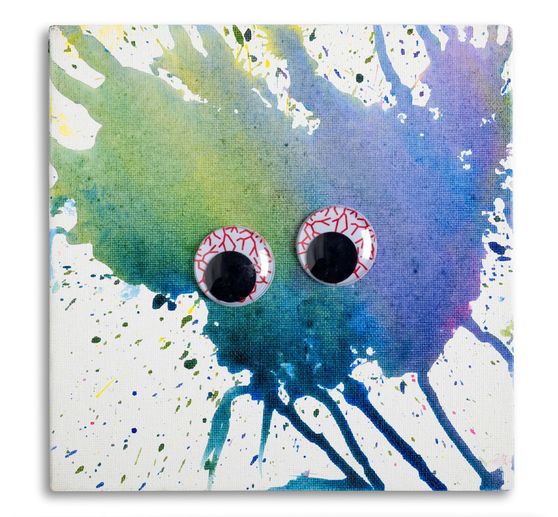 Yeux mobiles autocollants &laquo; Veines &raquo;, &Oslash; 35 mm