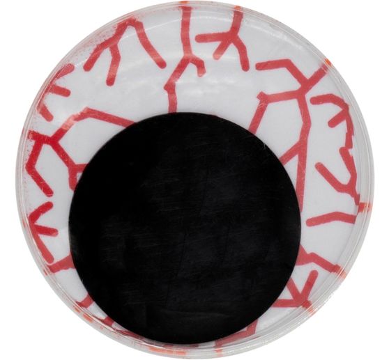 Yeux mobiles autocollants &laquo; Veines &raquo;, &Oslash; 35 mm