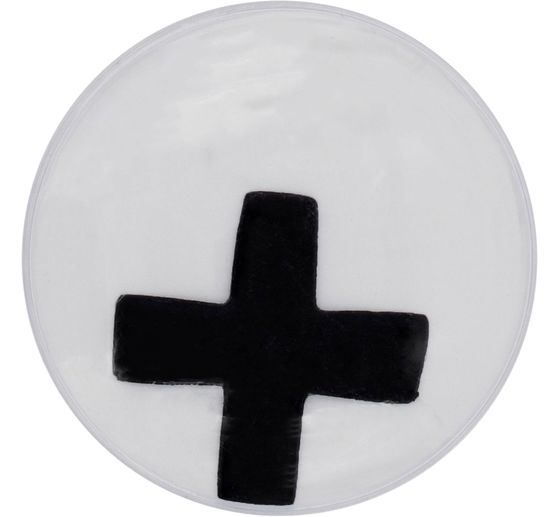 Wackelaugen selbstklebend "Kreuz-Pupille", &Oslash; 35 mm