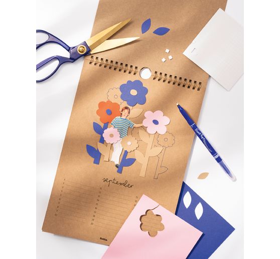 DIY Photo calendar "Kraft"