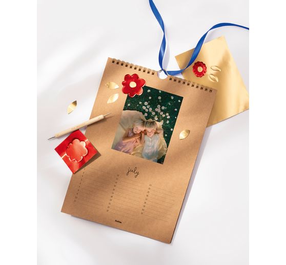DIY Photo calendar "Kraft"