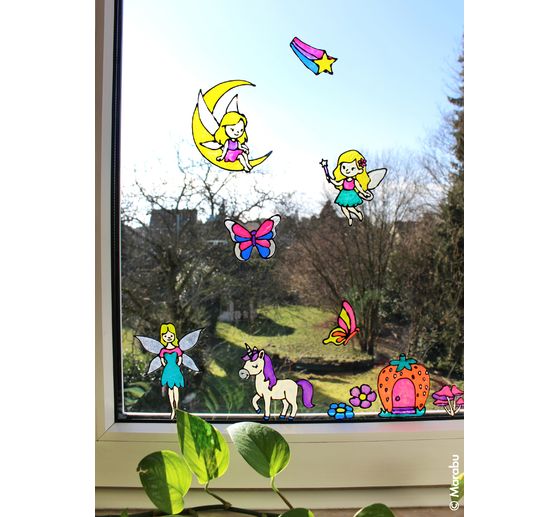 KiDS Window Color "Glitzerfee", 10 x 25 ml