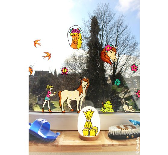 KiDS Window Color "Ponyhof", 6 x 25 ml