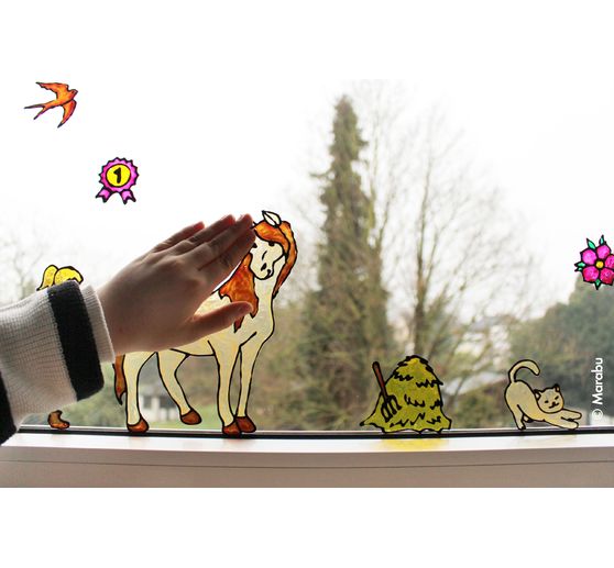 KiDS Window Color "Ponyhof", 6 x 25 ml
