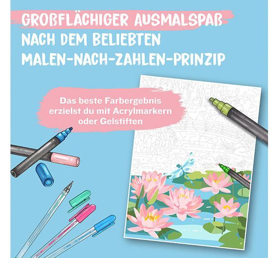 Livre &laquo; Colorful Surprise - Blumen &raquo;