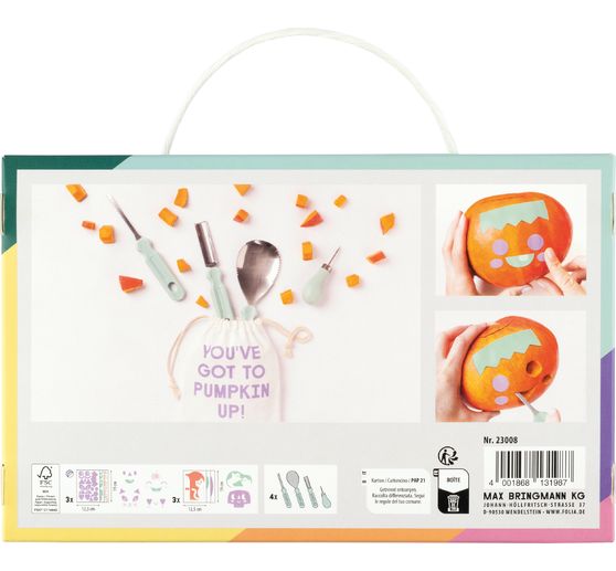 Snijset voor pompoenen "Carve your way"