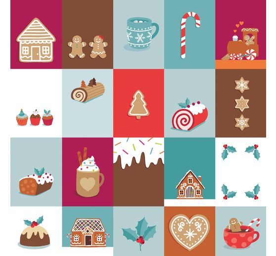 Papier-Set "Christmas Bakery"