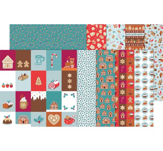 Papier-Set "Christmas Bakery"