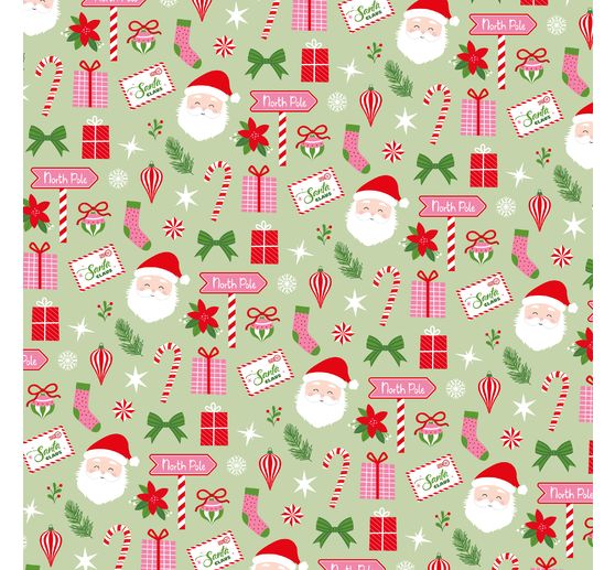 Set de papiers &laquo; Santa Baby &raquo;