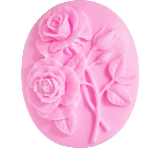 VBS Silicone soap mould "Two Roses"