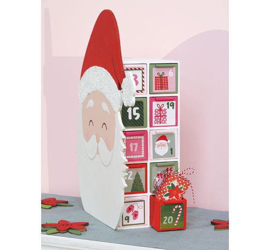 Sticker chiffres de l'Avent &laquo; Santa Baby &raquo;