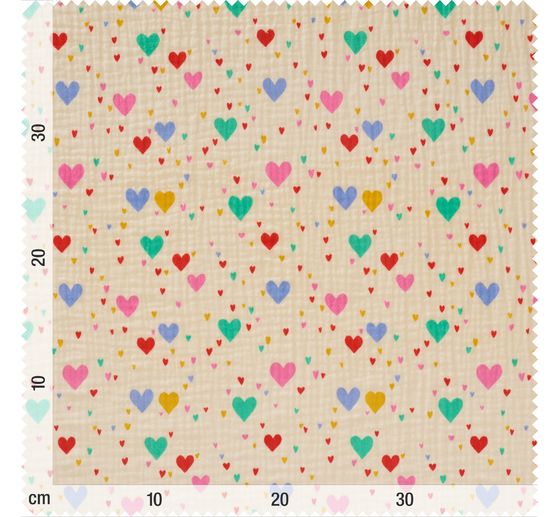 Tissu mousseline en coton au m&egrave;tre &laquo; Tiamo &raquo;