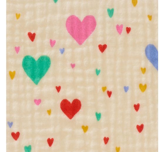 Tissu mousseline en coton au m&egrave;tre &laquo; Tiamo &raquo;