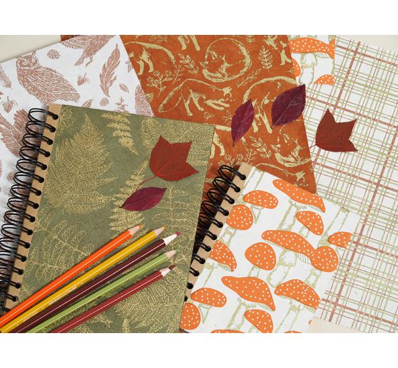 Papiers naturels &laquo; Nepalese - Chuchotements d'automne &raquo;