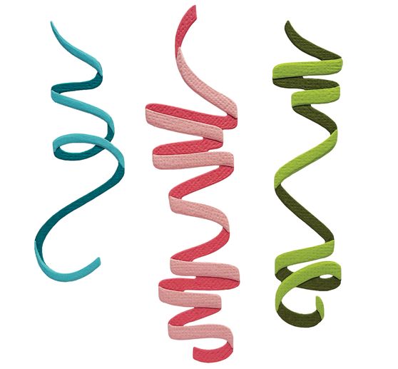 Sizzix Thinlits Punching template "Celebration Streamers by Tim Holtz"