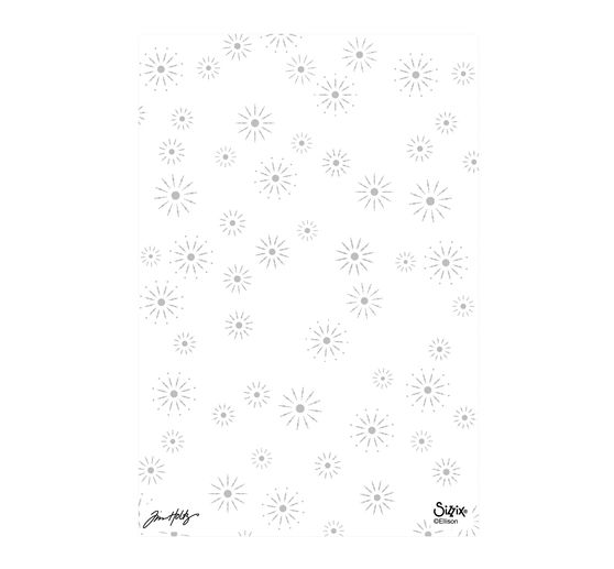 Sizzix A5 Embossing sjabloon "Sparkle Stars by Tim Holtz"