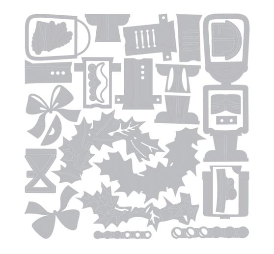 Sizzix Thinlits Punching template "Yuletide Harvey by Tim Holtz"