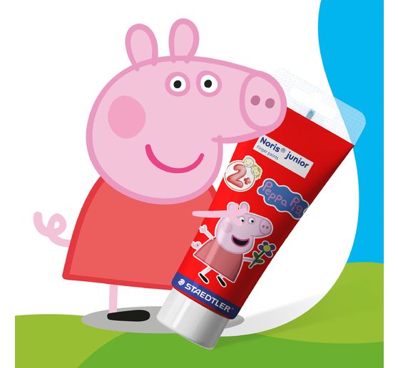 Noris junior Fingermalfarben "Peppa Pig", 4 x 75 ml