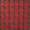 Tissu en popeline de coton hot foil au m&egrave;tre &laquo; Tartan &agrave; &eacute;toiles &raquo;