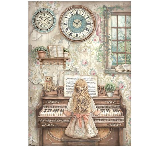 Stamperia Motief strozijde assortiment "Symphony", DIN A4, set van 6