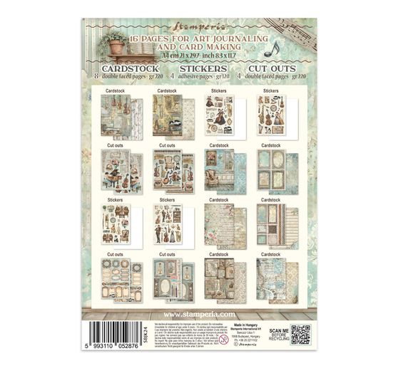 Stamperia Junk Journal Book "Symphony"