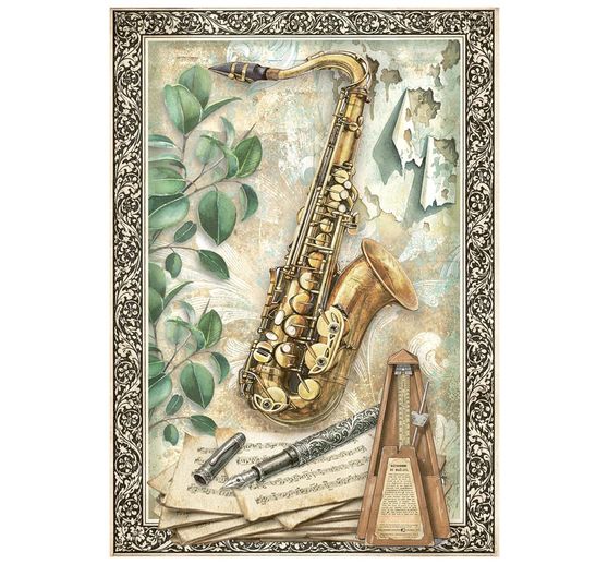 Stamperia Motief strozijde assortiment "Symphony", DIN A6, set van 8