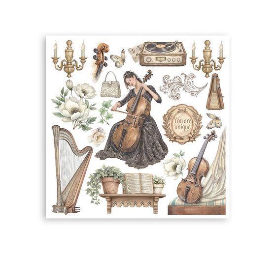 Stamperia Rub On Sortiment "Symphony"