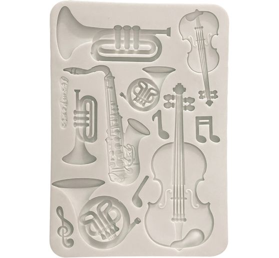 Stamperia Silicon vorm A5 "Symphony - Musical Instruments"