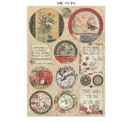 Stamperia A5 Junk Journal Focus Points "Oriental Garden"
