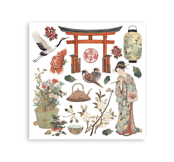 Stamperia Rub On Sortiment "Oriental Garden"